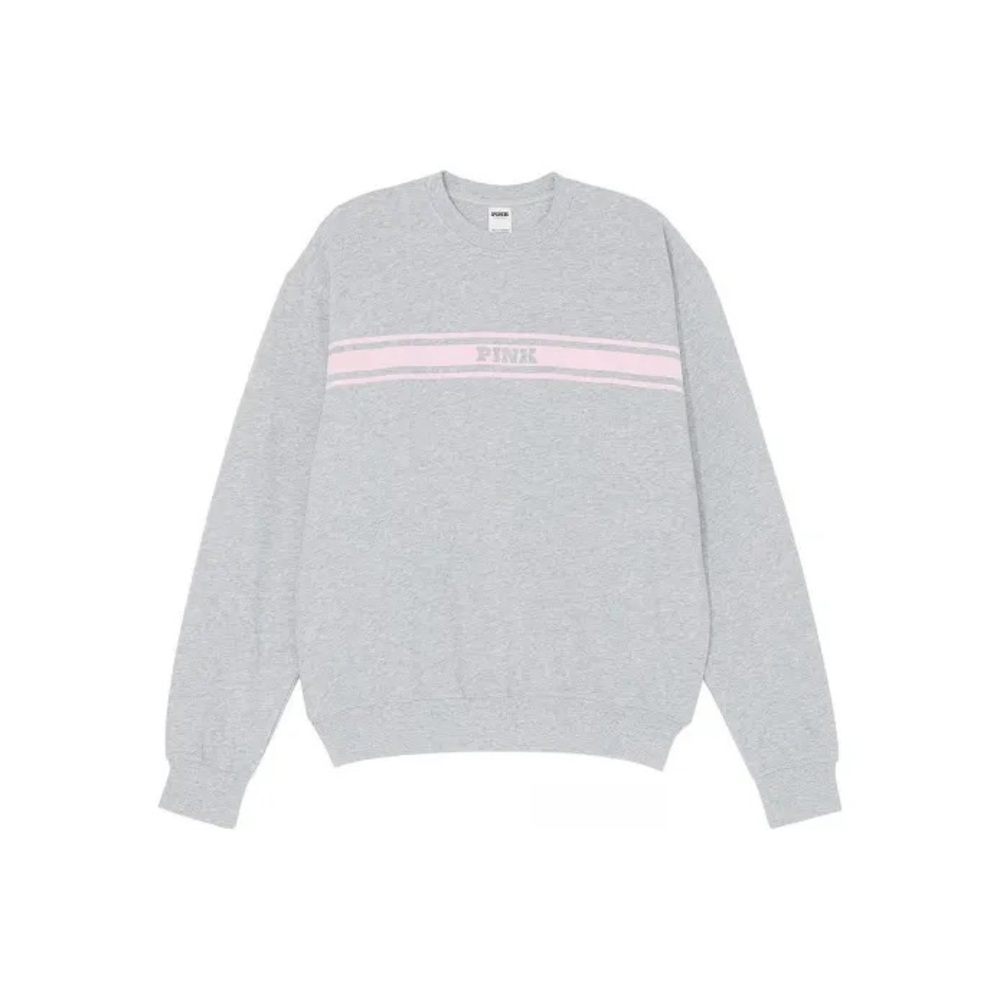 Campus Fleece Oversized Crew Sweatshirt